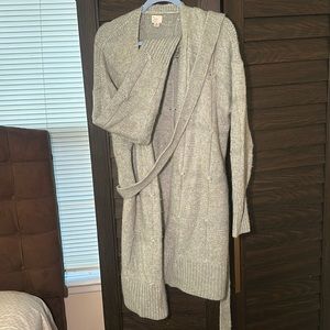 Light teal color cardigan